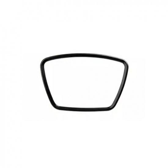 Car Steering Wheel Horn Button Panel Trim For Ford Mach-E - Bright Black