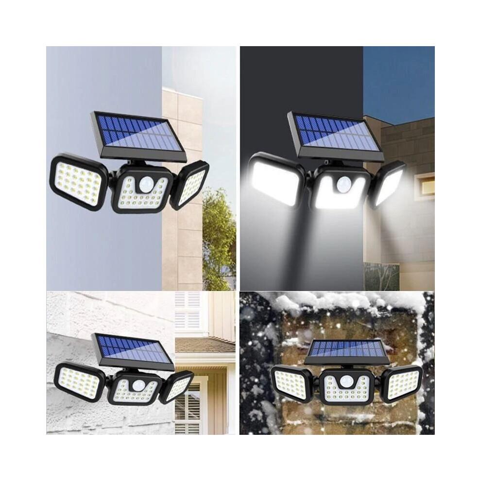 74 LED Solarbetriebene Außenleuchte mit Sensor