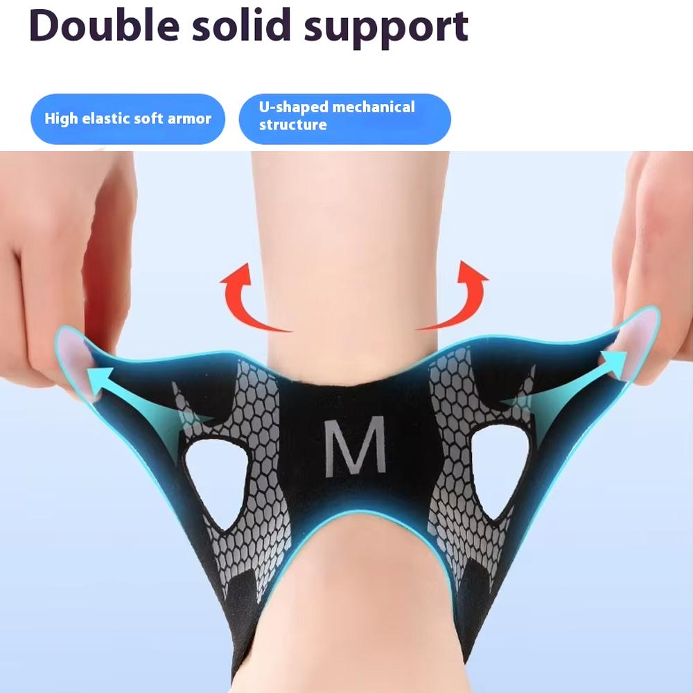 1Pcs Ankle Brace For Men & Women- Compression Support For Sprained Ankles & Plantar Fasciitis, Elastic Neoprene Slim Sleeve