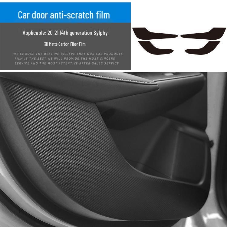 Sylphy 14th Gen Carbon Fiber Interior Trim Sticker for Console and Gear Shift (2020-2022 Models)