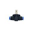 Pneumatic SA Air Tube Connector: LSA4 PA6 Throttle Valve for Flow Restriction, Speed Control, and Cylinder Regulation (Sizes 8-12)