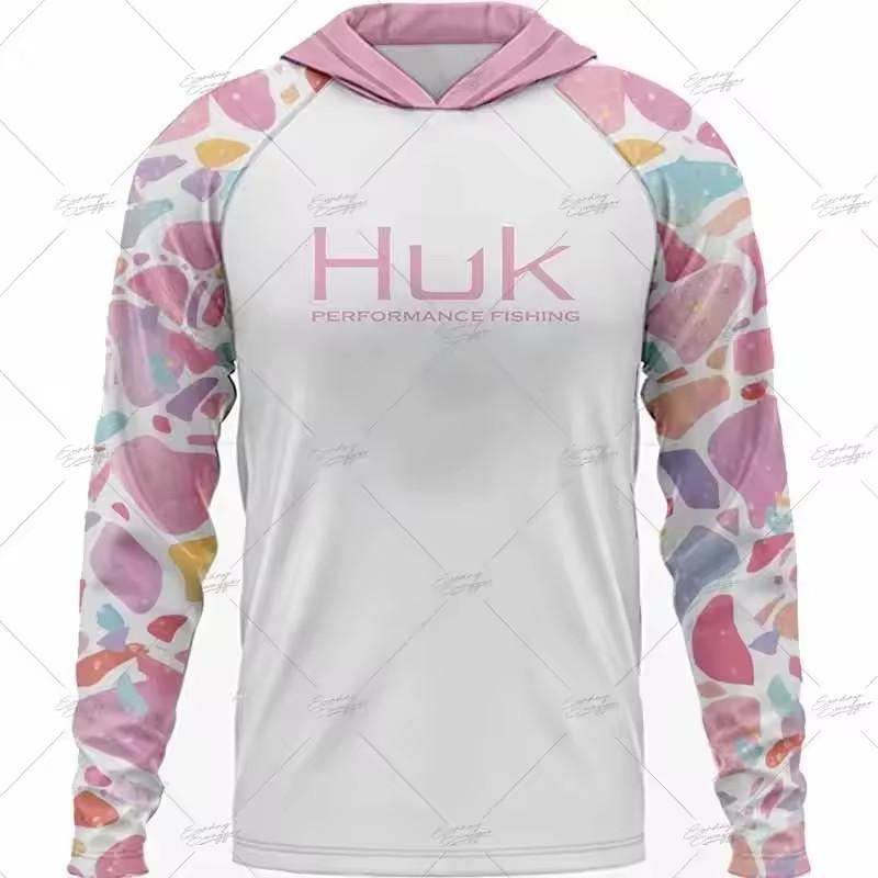 Men Women Quick Dry UV Protection Fishing Hoodie Lightweight Breathable Outdoor Sport Shirt Summer