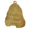 English Cocker Spaniel I - necklace with a dog in a gift box, gold-plated pendant for a dog lover, striking jewelry by Art-Dog