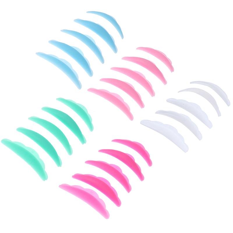 5Pairs Eyelash Lifting Pads Extension Lift Perming Curlers Curl Shields Pads Kit