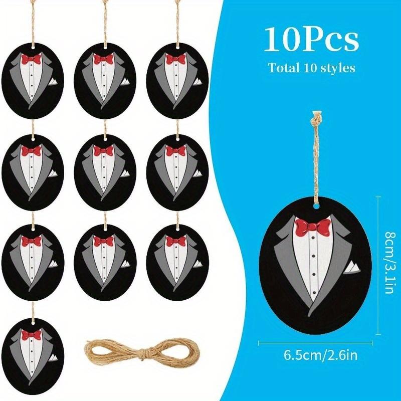 

10pcs Tailcoat Tight Clothes Fun Decorations, Graduation Decoration, Label Hangers Party, Festival Pendants, Hanging Decorations