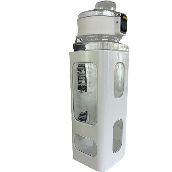 700ml Creative Portable Square Sports Water Bottle with Handle and Straw
