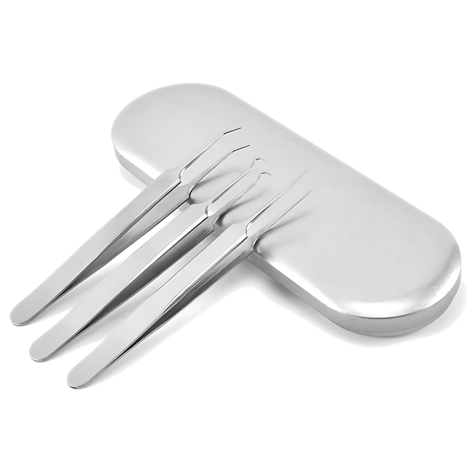 

COLORBIRD Precision Tweezers, Tweezers for Plastic Models, Blackhead Removal, Nail Art, Tool Set, Precision Tweezers, Painting, Thin, Stainless Steel