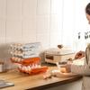 32 Cells Kitchen Egg Storage Box Refrigerator Egg Storage Box Drawer-type Storage Double-layer Pull-out Box for Egg Preservation