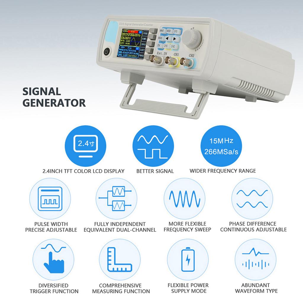 DDS Signal Generator Counter Digital Control Sine Frequency  (15MHz )