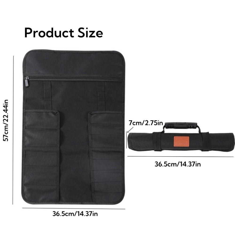 Elastic Coil Folding Reel Rolling Tool Bag Separate Storage Tool Storage Bag Fitment