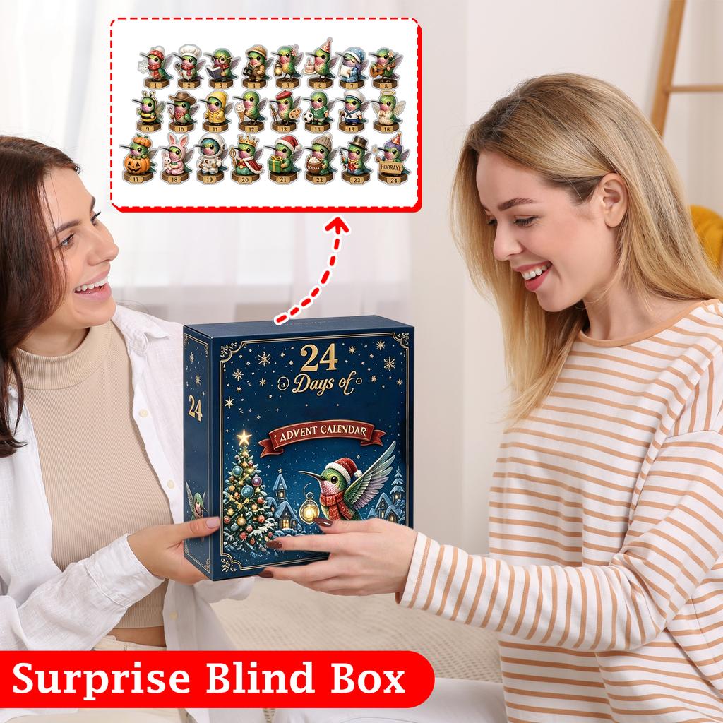 2D Acrylic Countdown Calendar with Surprise Design for Daily Use