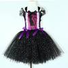 Glitzerndes schwarzes Katzen-Tutu-Kleid für Baby-Mädchen Tier Halloween-Kostüme mit Ohren Haarschleife Kinder Glitzernde Kätzchen Ballett-Tutus Outfit