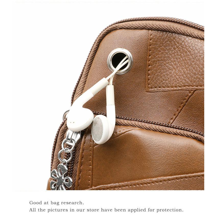 IELGY Fashion Simple All-Match Vertical Mobile Phone Bag