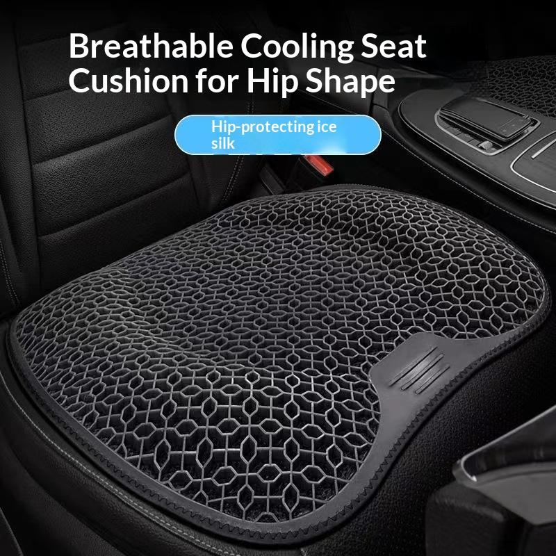 Gel Cushion Breathable, Soft And Easy To Clean Provides Comfortable Support Elastic Gel Car Seat Cushion