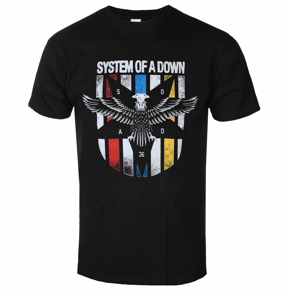 System Of A Down Pharoah Pattern Printed Tshirt Casual Street Style Cotton Tshirt Suitable For Enthusiasts To Wear