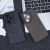 For Honor 400 & 400 Pro Global Version Case Magsafe Magnetic Carbon Fiber Pattern Full Camera Lens Protection Leather Case Cover
