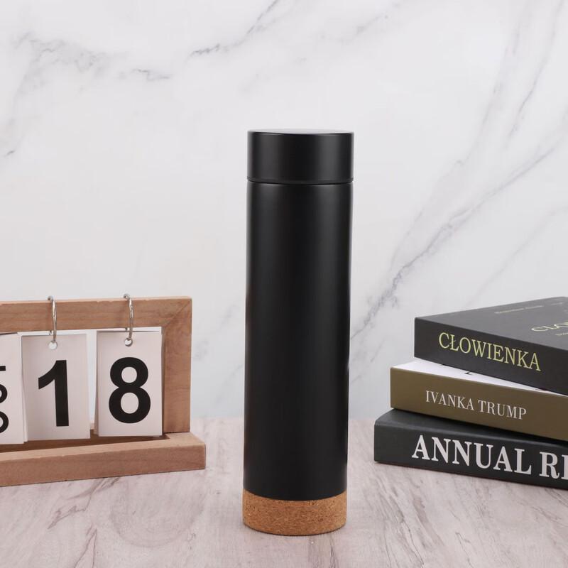 2-Pack Cork Bottom Stainless Steel Vacuum Insulated Mug with Tea Infuser