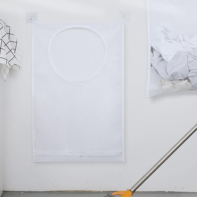 Bathroom Dirty Clothes Bag Change Clothes Storage Hanging Bag Wall Hanging Net Bag Cloth Art Home Dormitory Large Organizer