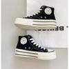 Canvas Shoes Women's Casual Autumn New High-top Small Inner Heightening Platform Shoes Board Shoes
