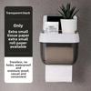 Paper Holders Non Perforated Wall Mounted Toilet Tissue Box Waterproof Tissue Holder Toilet Storage Household Bathroom Rack