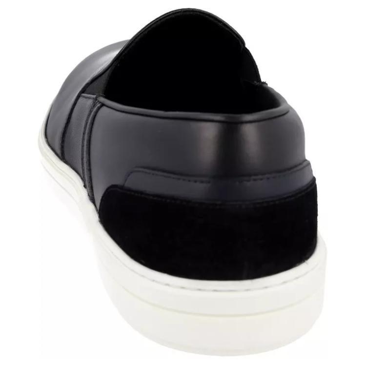 Gucci Leather Low Black White Women's 473974 A3850 1195