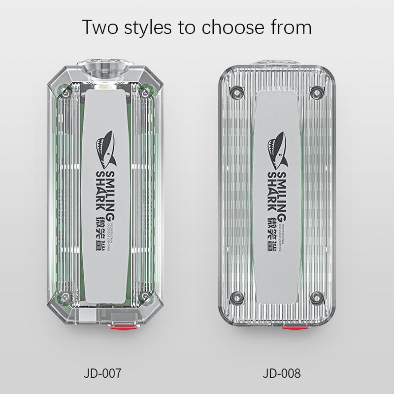 Outdoor Red Blue Strobe Light Police Light Warning Lights Usb Rechargeable Flashlight Shoulder Clip Flashing