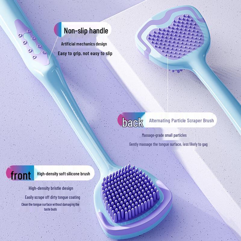 Blispring Tongue Cleaner Gel & Brush Set