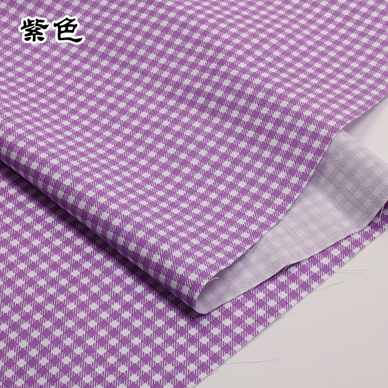 160cm*50cm Customized 3mm Cotton Small Plaid Fabric Yarn-Dyed Chaoyangge Doll Clothes Handmade Fabric DIY Fabric