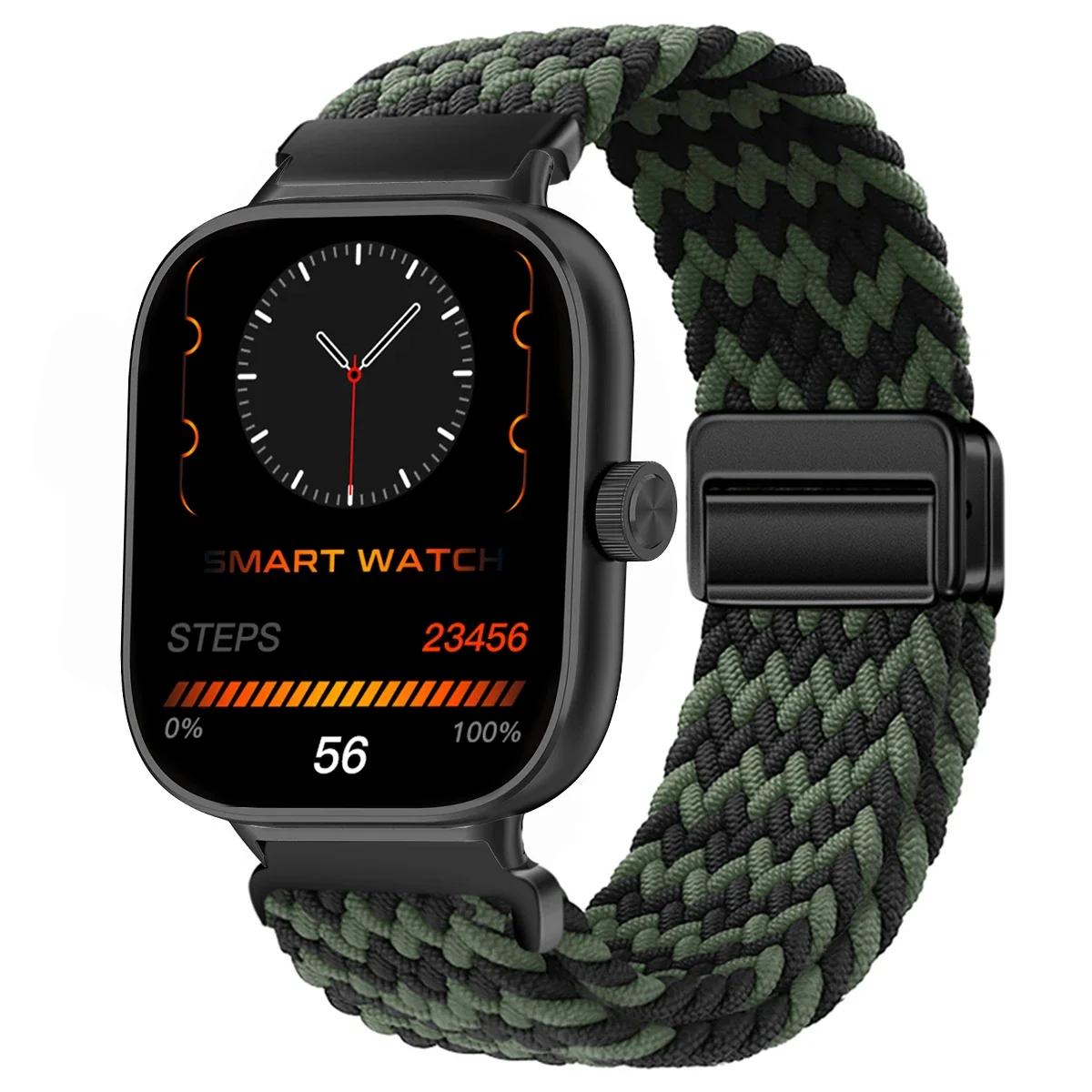 

Магнитная петля для Xiaomi Redmi Watch 5 4 Ремешок Регулируемый плетеный спортивный нейлоновый сменный ремешок браслет Miband 8pro 9pro For Redmi watch 4