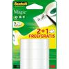 Scotch Ruban Adhésif Scotch Magic, 15 M, Transparent, Papier, 19 Mm, 600 G, 88 Mm