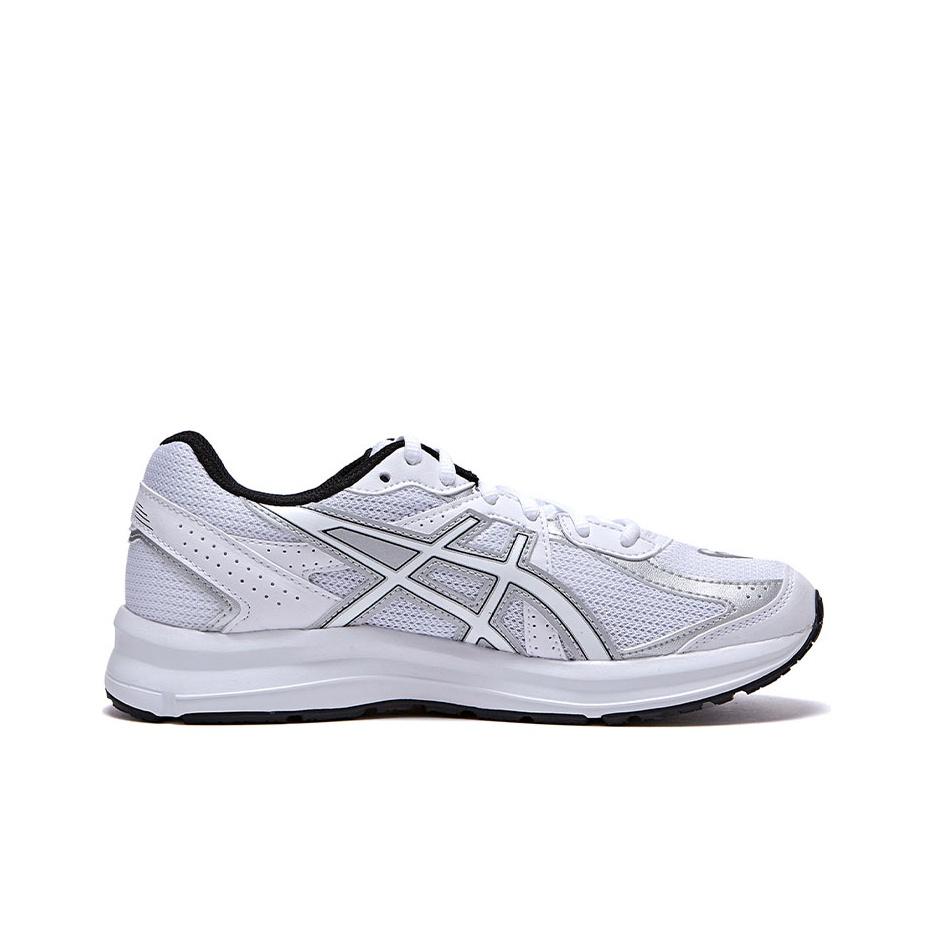 Asics Jog 100 S Casual Comfortable Fabric Durable Low-Top Running Shoes Women Sneaker White 1201A556-100