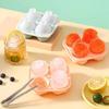 3D Rose Ice Molds 4 Holes Ice Cube Tray Mold Flower Shape Silicone Ice Mold Ice Ball Maker Kitchen Bar Utensils Tool Accessories