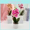 Butterfly Orchid Potted Artificial Plant For Wedding And Hotel Interior Design