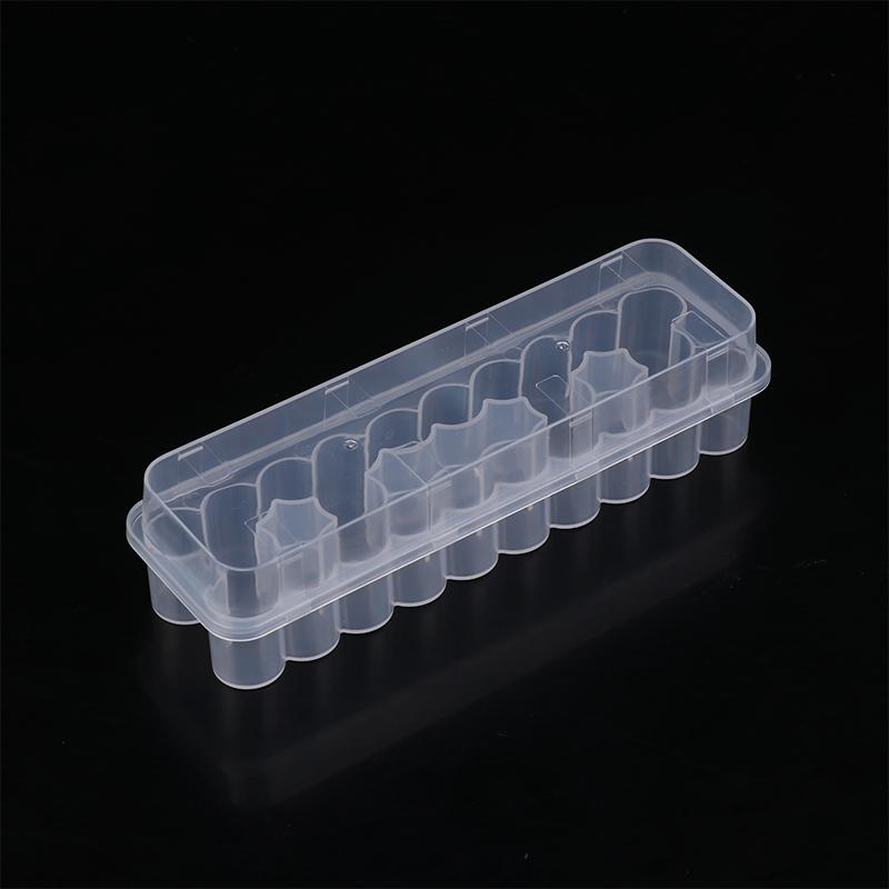 

1/3 шт. 24 ячейки 3 мл Кейс для хранения пробирок Пластиковый штабелируемый контейнер для хранения микропробирок Прозрачный контейнер для морозильной камеры Органайзер для холодильника