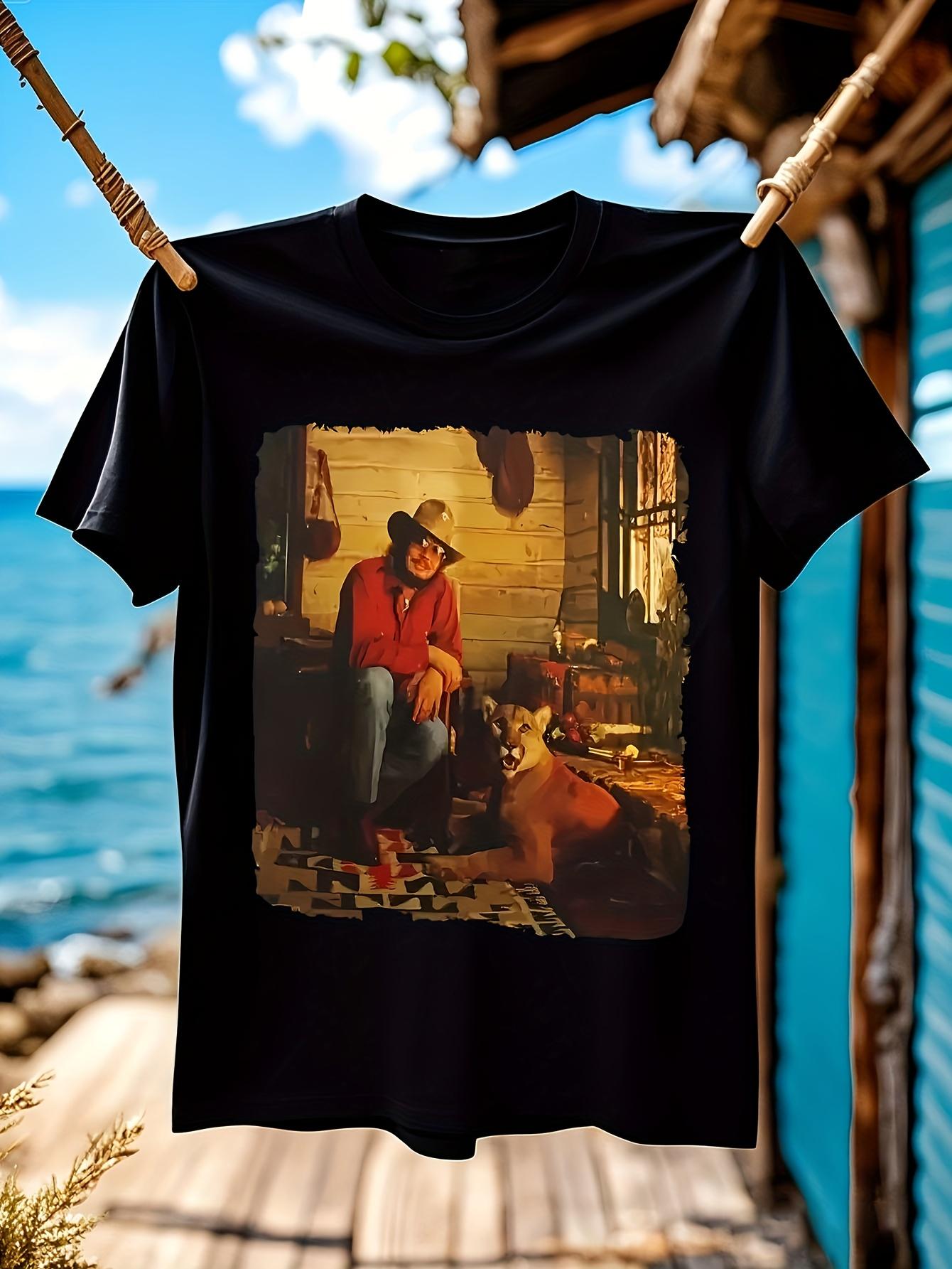 Vintage Country Music Tshirt Hank Williams Singer Mountai... S