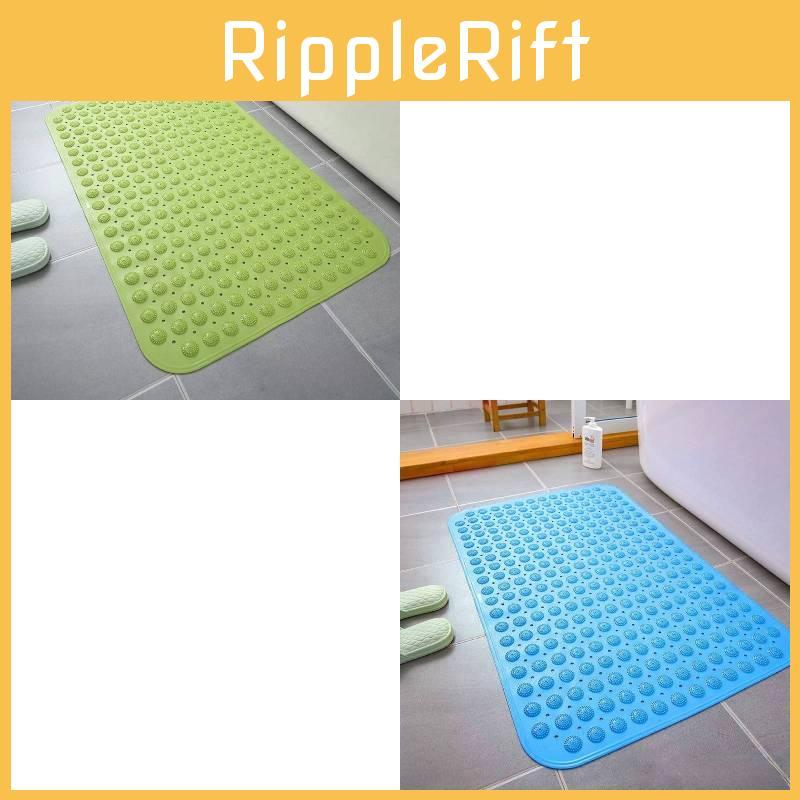 Large Pvc Shower Mat With Anti Slip And Massage Texture For Bathroom Safety