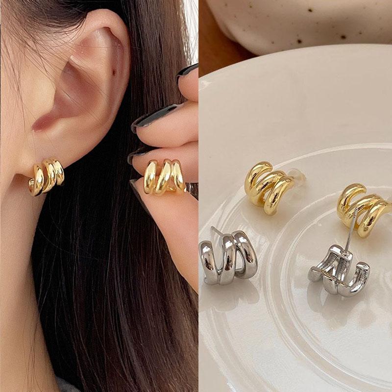 

Зажим для ушей без отверстия для уха Серьги С-образной формы Универсальные металлические серьги