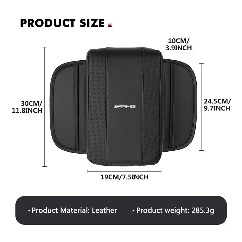 BLZ3 Car Armrest Box Cushion Center Console Elbow Support Storage Box For Mercedes Benz AMG A B C E S G Class A180 CLK CLA GLE GLC