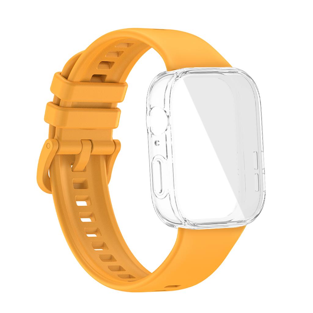 Für Huawei Watch Fit 3 Armband Weiches Silikon Sportuhrband + TPU Weiche Hülle Atmungsaktives Smartwatch Armband Für Huawei Fit3 Correa