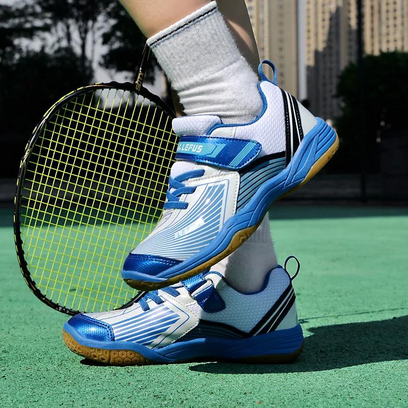 Men Badminton Shoes Outdoor Breathable Big Size Wear Resistant Original Sneakers Boys Professional Competition Volleyball Shoes