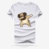 Premium Quality Men's T-shirts Featuring Adorable Cartoon Dogs For Summer Casual Wear
