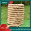 Handmade Jute Hemp Rope for DIY Crafting and Climbing Frames