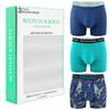 Scotch&Soda Men's Boxers 3-Pack Active Ultra Delicate Longer Leg