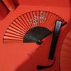 Bamboo Chinese Style Fan Elegent Dance Fan Portable Antique Folding Fan