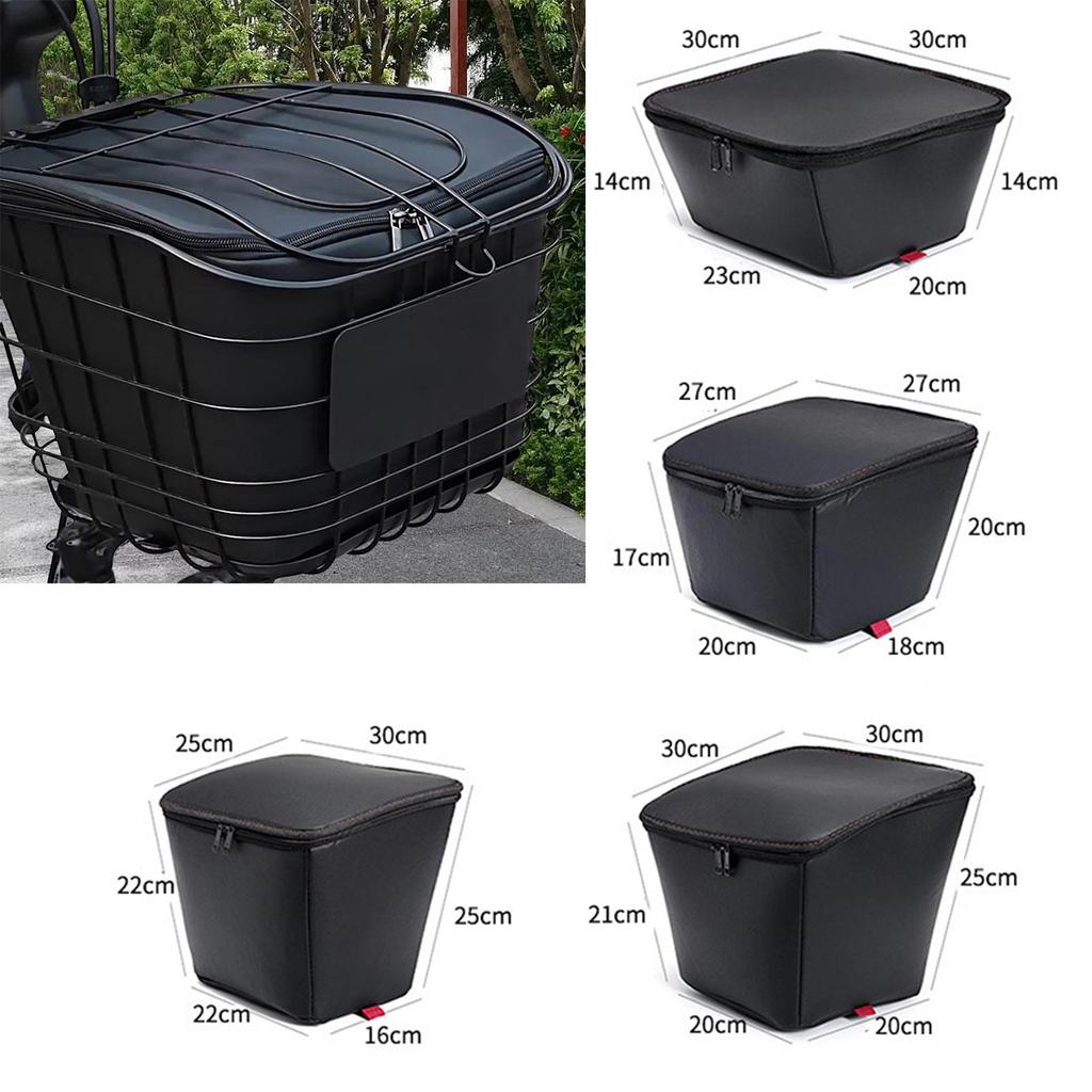 Borsa Interna per Cesto da Bici Borsa Portaoggetti Portaspesa Impermeabile Cesto Anteriore per Bici Cesto sul Telaio della Bici per Accessori da Ciclismo Ciclismo
