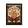 Vintage Christmas Metal Wall Decoration, Holiday Sticker Sign