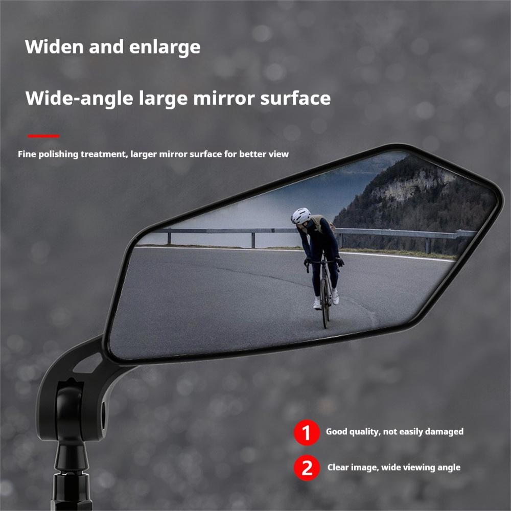 2PCS 360 Rotating Bicycle Mirror Wide Range Adjustable for Bicycle Electric Reflec Reflector Retrovisor Moto For Bycicle