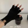 Knitted Wool Woman Winter Gloves Fashion Thicken Half-finger Half Finger Gloves Korean Style Glove Bracers Winter Warm