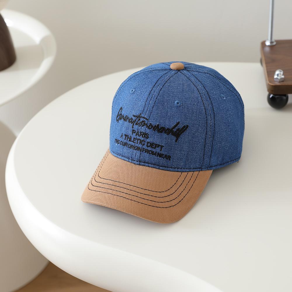 Kids' Denim Baseball Cap - Boys & Girls Spring/Autumn Fashion Sun Protection Hat