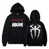 Long Sleeve Hoodies Roman Reigns Levels Up Street Style Hoodies for Women and Men Fashion Clothing